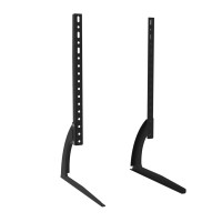 Support de télévision de bureau universel en acier pour moniteurs 32 ''-75'' pouces Base de support de télévision de salon pour utilisation sur table