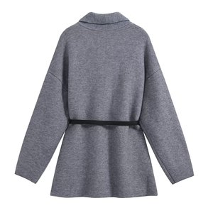 <span class=keywords><strong>Cardigan</strong></span> da <span class=keywords><strong>donna</strong></span> 2026 nuovo, casual, alla moda, <span class=keywords><strong>con</strong></span> <span class=keywords><strong>cintura</strong></span> decorativa, lavorato a maglia, retrò, a maniche lunghe, chic - Product Image 2