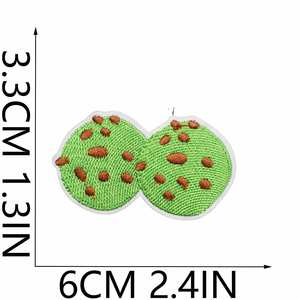 Parches Bordados Termoadhesivos de Postres Gourmet: Tiramisú, Pasteles, Donuts y Helados - Product Image 5