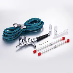Gravity Dual-action Mini Airbrush <b>Paint</b> Nail Spray Gun Makeup <b>Paint</b> <b>Set</b> Face Tattoo Art DIY Tool 0.2mm/0.3mm/0.5mm - Product Image 1