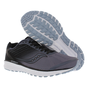 Saucony Breakthru 4 <b>Mens</b> <b>Shoes</b> Color: <b>Grey</b>/Black | 100% Authentic - Product Image 3