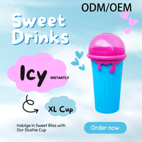 Gobelet Magique Grande Capacité pour Slushie – Appareil Portable DIY pour Smoothies, Lait et Crèmes Glacées