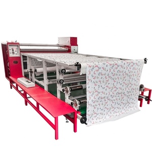 Presse à chaud semi-automatique 600 mm à tambour haute vitesse pour vêtements de sport, base à huile pour maillots de bain - Entraînement mécanique - Product Image 1