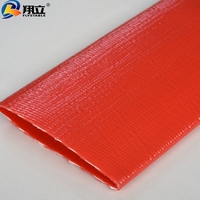 Tuyau d'irrigation plat en PVC, tuyau plat personnalisable en couleur, tuyau plat en PVC durable, 4 à 10 bars, tuyau en PVC haute résistance