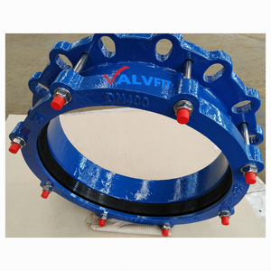 Adaptador de Brida Universal de Hierro Dúctil, Accesorio de Fundición para Tubería de PE PVC DN50-DN400 - Product Image 1