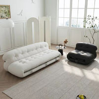 MOONTOP Soft Modern Couch Einfaches Sofa Minimalist isches, speziell geformtes weißes Sofa Designs Luxus-Sofa
