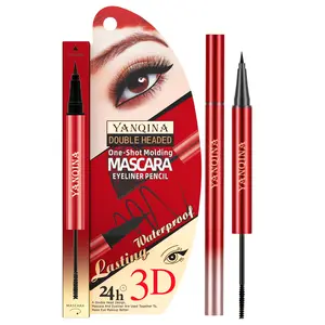 2 In 1 Eyeliner Beste Waterdichte Magische Eyeliner Pen Langdurige Vloeibare Gel Eyeliner Stempel