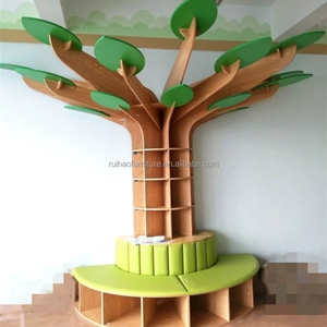 Gran oferta, Banco <span class=keywords><strong>de</strong></span> lectura <span class=keywords><strong>de</strong></span> madera <span class=keywords><strong>de</strong></span> diseño moderno y estantería <span class=keywords><strong>en</strong></span> <span class=keywords><strong>forma</strong></span> <span class=keywords><strong>de</strong></span> árbol para niños para bibliotecas preescolares y escolares <span class=keywords><strong>de</strong></span> jardín <span class=keywords><strong>de</strong></span> infantes - Product Image 1