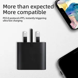 Hot Sale Super Fast Charger 25w For Samsung S22 S21 S23 Charger Original Fast Charging USB C Adapted Power Charging Wall Charger