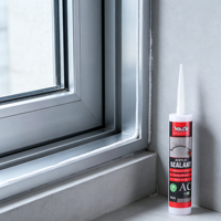Mastic acrylique décoratif peignable pour fissures murales et joints de portes et fenêtres