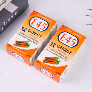 Savon <span class=keywords><strong>E45</strong></span> antibactérien blanchissant à l'extrait de carotte 250g Nettoyage en profondeur pour la peau Vente en gros d'usine en stock - Product Image 4