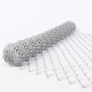 Özelleştirilmiş galvanizli zincir bağlantı çit toptan fabrika fiyatları siklon tel örgü plastik bahçe çit düşük karbon çelik