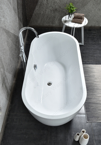 Bañera independiente de acrílico ovalada antideslizante, para Hotel, interior, 65 pulgadas, gran oferta - Product Image 4