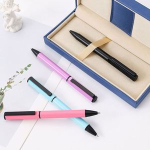 High Quality Luxury Tiltable Ballpoint <b>Pens</b> Customized Logo Business School Supplies Metal Gift <b>Pen</b> <b>Colorful</b> Design Custom Brand - Product Image 4