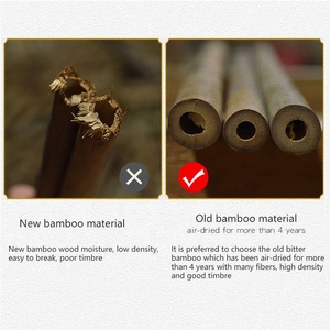 STARWAY-<span class=keywords><strong>flauta</strong></span> de bambú amarga, instrumento de música Dizi profesional, hecha a mano, chino, Musical, de viento madera, C D G E F - Product Image 3