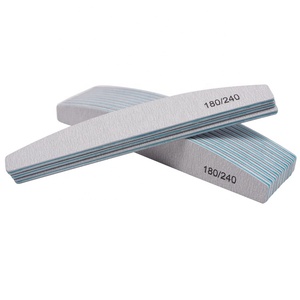 Chất lượng hàng đầu 80/80 100/100 100/180 Emery Board Nail tập tin chuyên nghiệp Double Side tinh thể mạnh mẽ biểu tượng tùy chỉnh Nail tập tin 80/80 - Product Image 6
