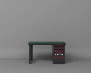 Bureau en matériau polymère résistant à l'usure/établi en acier de table/table de travail robuste pour atelier de réparation/<span class=keywords><strong>garage</strong></span>/usine/atelier - Product Image 4