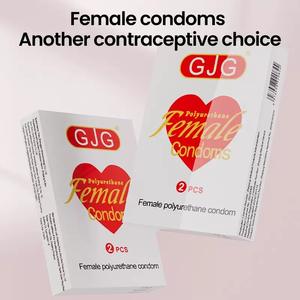 <span class=keywords><strong>Condones</strong></span> de Poliuretano Ultrafinos Marca GJG para Mujer, Talla XXL, Retrasan la Eyaculación, 2 Unidades por <span class=keywords><strong>Caja</strong></span>, Venta al Por Mayor - Product Image 2