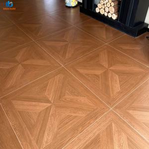 Offre Spéciale – Carreaux de sol en porcelaine 800x800mm, effet métallique, imitation gaufrage, motif chevrons, antidérapants, mats pour salle de bain - Product Image 6