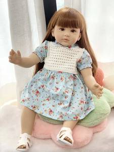 Muñeca Reborn de Silicona de 19 Pulgadas con Ojos Móviles, Puede Hacer Pipí, con Ropa, Regalo - Product Image 6