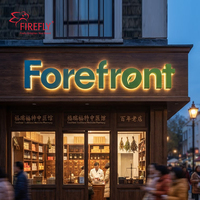 Letras de Canal con Retroiluminación LED Personalizadas, Letrero con Logotipo para Exteriores Resistente al Agua IP65, Letreros Comerciales con Iluminación 3D para Fachadas