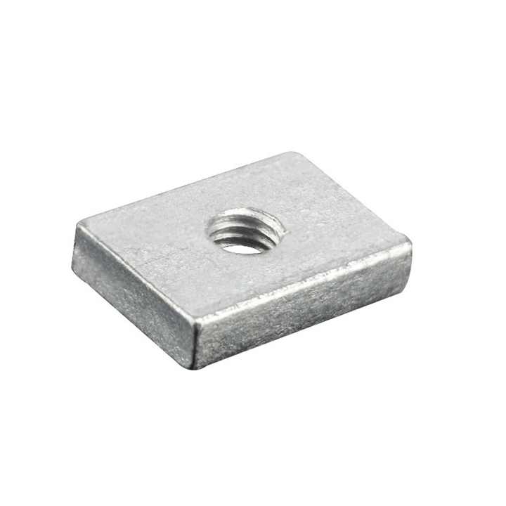Locking Galvanized Stainless Steel Rectangular Nuts for Heavy Industry