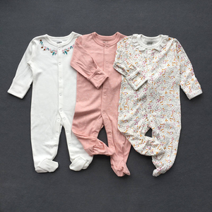 Pigiama per Neonati Personalizzato con Piedini, Tutina Unisex a Maniche Lunghe, Morbida e Sicura con Bottoni, Abbigliamento Traspirante per Bambini - Product Image 2