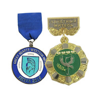 Médailles de sport en métal personnalisées pour les compétitions de marathon Médaille de gravure de remise des diplômes d'Halloween de la fête nationale avec ruban