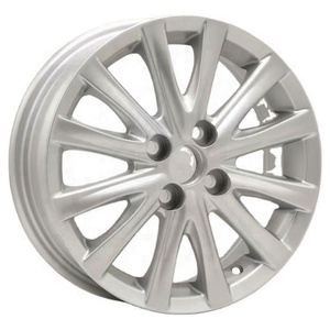 Rueda de Aleación Plateada para Automóvil de Pasajeros, 15 Pulgadas, 5 Orificios, para <span class=keywords><strong>Toyota</strong></span> <span class=keywords><strong>Yaris</strong></span> - Product Image 1