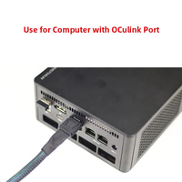 EXP GDC OCuLink GPU Dock PCIe 4.0 X4 Haute Vitesse pour Mini PC Portable Ordinateur Portable Externe Vidéo Carte Graphique M.2 M Clé