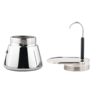Caffettiera <span class=keywords><strong>Moka</strong></span> Express in Acciaio Inox Stile Italiano per Espresso sul Fornello - Product Image 4