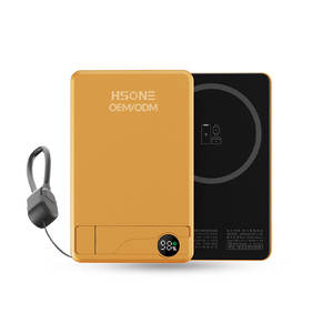 Batterie externe magnétique 10000 mAh 3-en-1, chargeur sans fil magnétique rapide et fin, batterie Li-polymère, sortie 15W, design ultra fin - Product Image 6