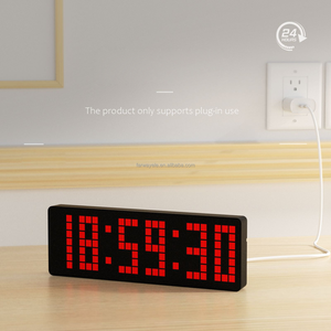 Reloj LED Pixel Creativo de 13 Pulgadas con Temporizador y <span class=keywords><strong>Cuenta</strong></span> <span class=keywords><strong>Regresiva</strong></span> para Reuniones, Fitness, Competencias y Entrenamiento - Product Image 4