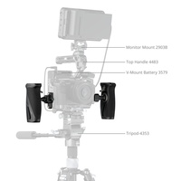 Poignée latérale rotative NATO SmallRig avec pince NATO pour appareil photo reflex numérique/kit de cage de moniteur, plaques de montage 5160