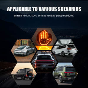 Accessoires de voiture : Lumière LED à télécommande pour geste du majeur (Road Rage) - Product Image 5