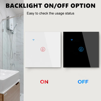 Interrupteur tactile intelligent LangYeao pour chaudière et chauffe-eau, compatible Tuya APP et commande vocale, Wi-Fi, haute puissance 20A/40A, pour climatiseur