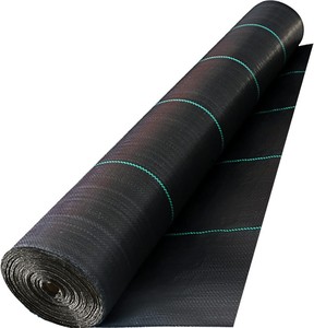 Toile <span class=keywords><strong>de</strong></span> paillage tissée en PP/PE haute résistance, résistante aux UV, 90-130g, pour le contrôle des adventices dans les vergers, les fermes et les jardins - Product Image 2
