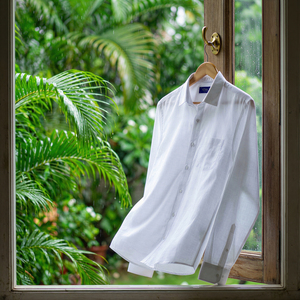 Camisa de Cuadros de Algodón Casual de Negocios para Hombre al por Mayor, Manga Larga, Patrón a Cuadros, Fabricante de Ropa Personalizada OEM - Product Image 6