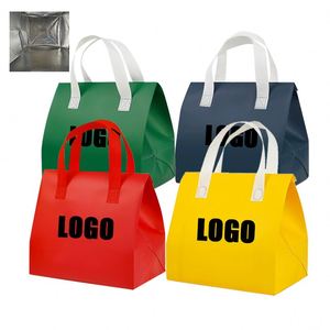 Sac d'emballage personnalisé en gros d'usine avec logo, sac de livraison alimentaire isotherme imperméable, sacs à emporter non tissés - Product Image 1