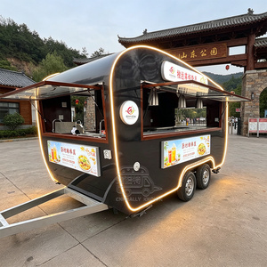 Remorque personnalisée homologuée DOT CE, entièrement équipée en acier galvanisé, cuisine complète pour la création sur mesure d'un camion de restauration rapide pour la vente de pizzas. - Product Image 1