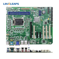 Carte mère industrielle Linkleaps H420E avec chipset prenant en charge les processeurs Intel de 10e et 11e génération I9 I7 I5 I3 avec SSD M.2, 6 ports COM, double LAN GbE, 6 ports USB 3.2