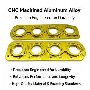 SPEED HAVEN CNC Aluminum Engine Intake Manifold Spacer Yellow Precision Machined Performance Part - Product Image 5