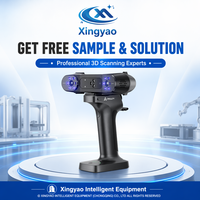 Kit XINGYAO RaptorX & Scan Bridge, scanner 3D industriel CMOS 0,02 mm, 60 FPS, sans fil, laser NIR, qualité métrologique