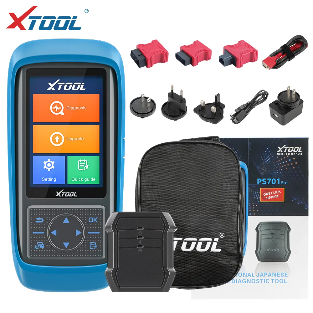 XTOOL PS701 Pro Alat Diagnostik Profesional, Alat Diagnostik Profesional untuk Mobil Jepang dengan Tes Aktif untuk Isuzu untuk Toyota/Kia