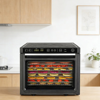 Déshydrateur alimentaire professionnel miniature à 6 niveaux, 1000 W, 6 plateaux, en acier inoxydable, machine à sécher les fruits