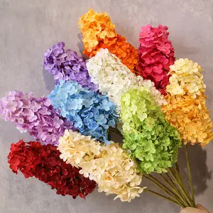 85cm Tall Large Pineapple Tower Wedding Home Other Decoration Silk Flowers Artificial Hydrangea