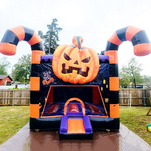 Commercial grade kids outdoor holiday party jumpers bounce house halloween <b>inflatable</b> pumpkin bouncer - Product Image 1