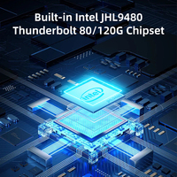Carcasa VCOM Thunderbolt 5 USB4 V2.0 SSD para transmisión de datos de 2280 M.2 PCI-E NVME Protocol 80Gbps