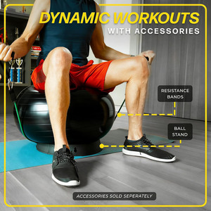 Juego de Pelotas de Yoga Ecológicas de PVC, Mini <span class=keywords><strong>Pelota</strong></span> de Corcho para Masaje de 55 cm, <span class=keywords><strong>Pelota</strong></span> <span class=keywords><strong>Ovalada</strong></span> para Aliviar el Estrés - Product Image 5