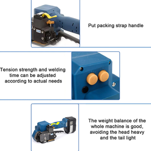 Công cụ đóng đai bằng nhựa cho 12-19mm Hướng dẫn sử dụng với mức độ căng pin cung cấp công cụ đóng đai PP vật nuôi đóng đai - Product Image 2